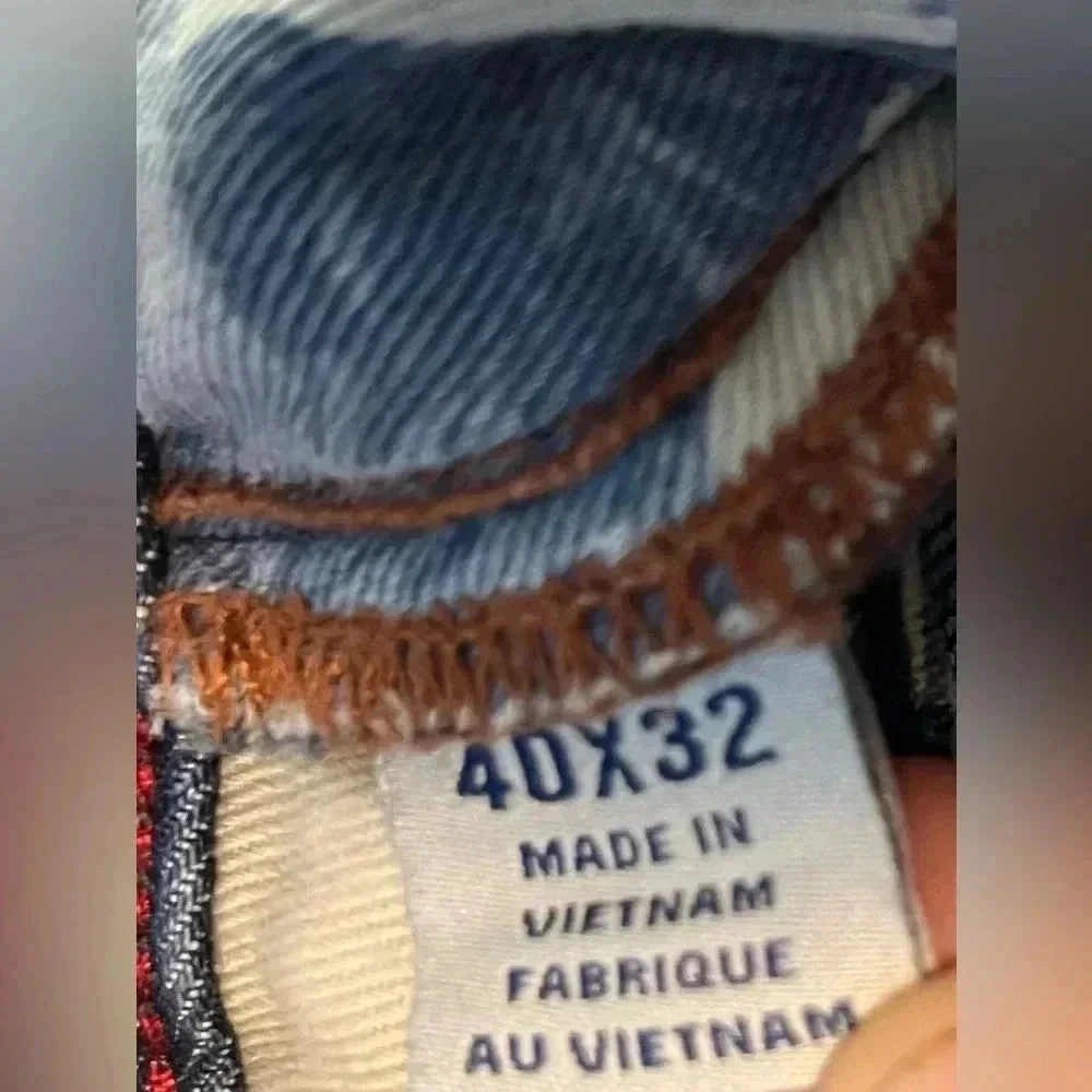 Tommy Bahama Men's Classic Fit Straight Leg Blue Denim Jeans Size 40 X 32
